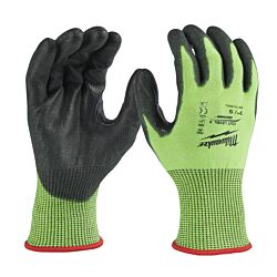 Hi-Vis Cut E Gloves - 7/S - 1pc - Hi-Vis Cut E Gloves