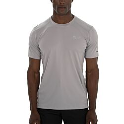 WWSSG (M) - WORKSKIN lichtgewicht shirt met korte mouwen - grijs